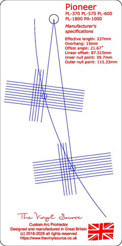 Cartuccia goniometro arco - , per