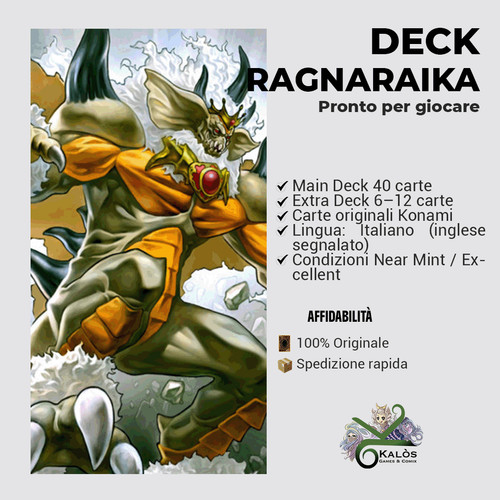 Yugioh mazzo deck ragnaraika - yugioh!,