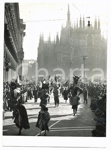 1955 milano carnevale - milano,