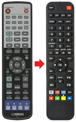 Telecomando adatto per - , yamaha