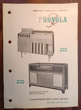 1958 PHONOLA RADIO MODELLO 816
