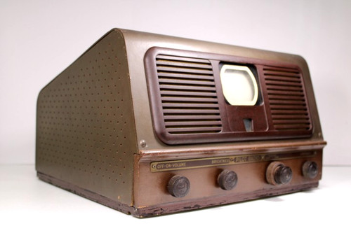 Vintage 1949 vecchia radio - vecchia,