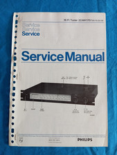 PHILIPS 22AH170 Hi-fi Tuner Ricevitore Radio SERVICE MANUAL ORIGINALE Schemario