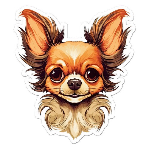 Adesivo decalcomania chihuahua