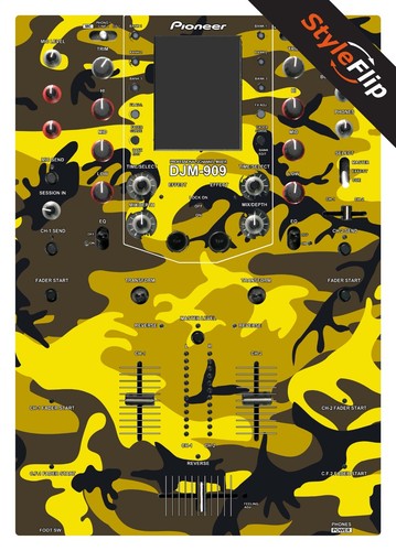 Pioneer djm 909 skin giallo - pioneer,