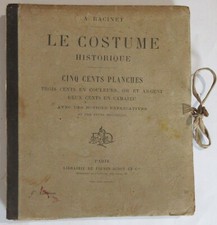 Racinet Il Costume Storico 1880 Medioevo Francia 25 Tavole Di Cui 23 A Colori