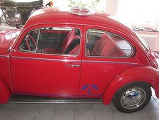 Listello In Alluminio Per Grondaia Tetto VW Maggiolino NUOVO