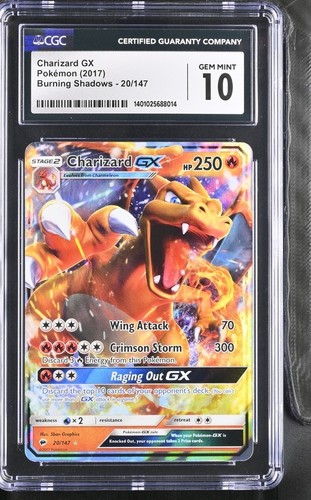 Gemma cgc mint - mint, charizard