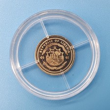 Repubblica di Liberia 2005 oro 10 dollari Krugerrand + certificato di autenticità