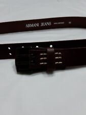 CINTURA ARMANI JEANS CUOIO LUNGHEZZA 82 CM  