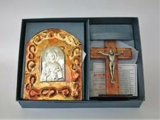 Icona Madonna e crocifisso -