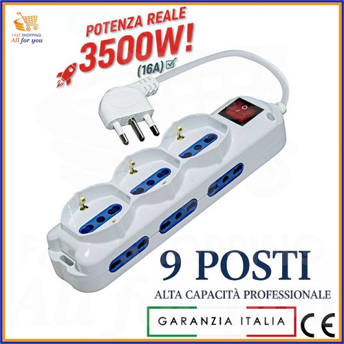 Multipresa posti 16a alta - 9,