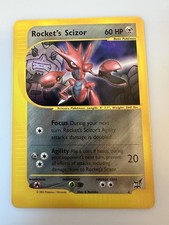 #4 Rocket’s Scizor Best Of Game Rare Promo WOTC Vintage Pokemon 