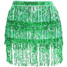  Gonne Di Paillettes Costume Da Spettacolo Accessori Danza Del Ventre