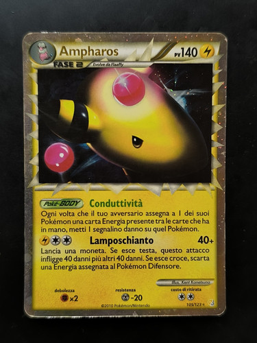 Carta pokemon ampharos 105 - pokemon, 105/123