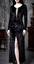 Abito In Velluto Gothic