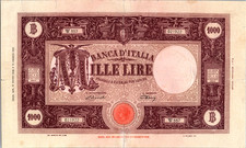 Italy 1000 Lire 1943 Pick #