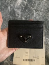 Porte Carte Prada Noir