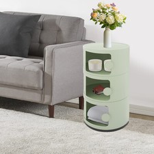 Comodino rotondo a 3 livelli