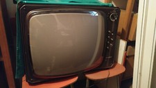 Brionvega Antares 5 Tv Televisore B/N vintage anni 60 radica valvole funzionante