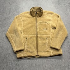 Giacca pile North Face Extreme Pile uomo grande kaki sherpa cappotto zip intera