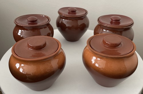 Set pentole terracotta - 5, in
