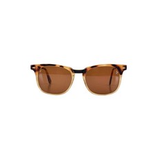 Occhiali da sole Lukas autentici Vogue vintage marrone unisex 48/20 140 mm
