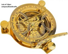 Bussola 4" ottone antico