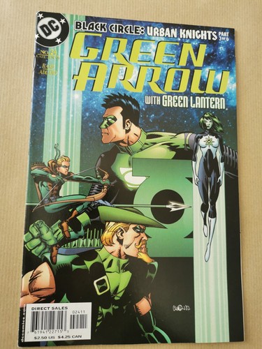 Green arrow with lantern - arrow,