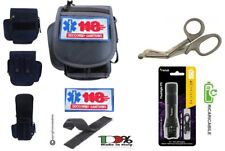 Borsetto Kit +Torcia 150 lm Ricaricabile + Forbice Soccorso Sanitario 118 Medico
