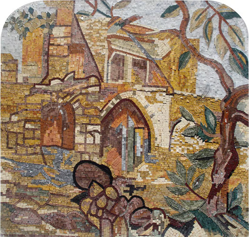 Piastrelle mosaico romano - piastrelle,
