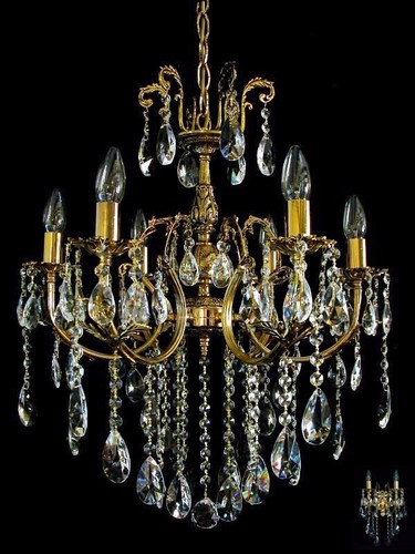 Lampadario cristallo colore