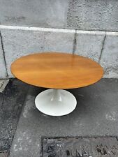 TAVOLINO 60s LEGNO PIEDE IN VETRO RESINA SCANDINAVIAN DESIGN COFFE' TABLE
