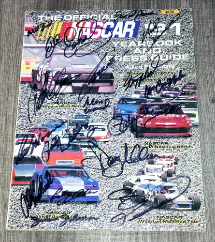 1991 nascar firmato pub 45 - nascar, pub--45