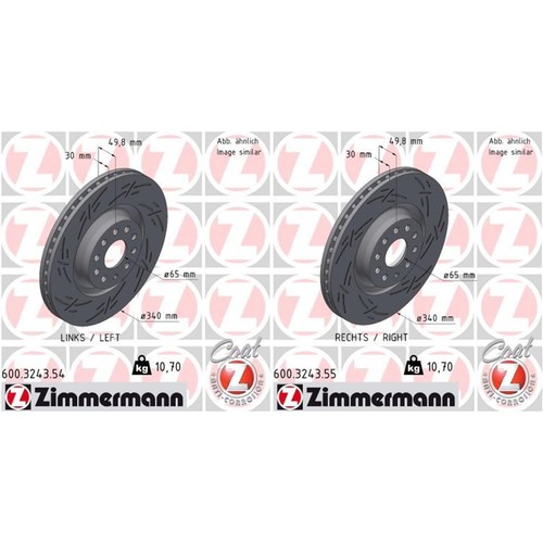 Zimmermann black 340mm - 2x, z
