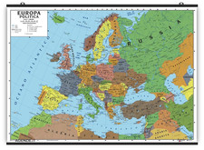 Carta Geografica Murale Europa