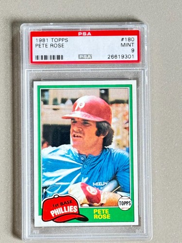 Pete rose 1981 topps - pete, #180