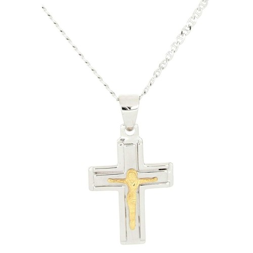 Collana crocifisso uomo - collana,