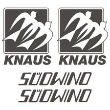 2 x Knaus Old SÜDWIND adesivi sticker camper caravan