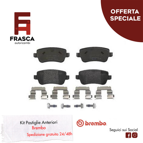 Pastiglie freno anteriori - freno, fiat