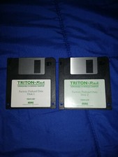 2 KORG  FLOPPY DISCK DI RIPRISTINO X KORG TRITON RACK 