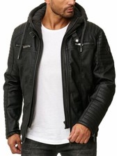 Giacca uomo vera pelle biker