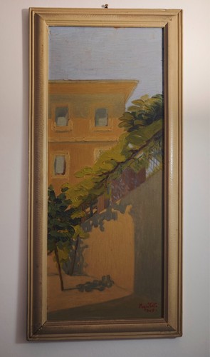 Quadro del pittore magri tilli - pittore,