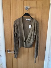 Cardigan Zara oro nuovo con