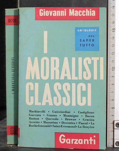 Moralisti classici giovanni - i, classici.