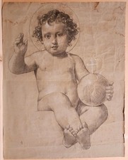 Disegno Preparatorio, Artista Neoclassico, grafite su carta, 1840,  69,5×55 Cm.