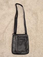 New. Piquadro Black Leather