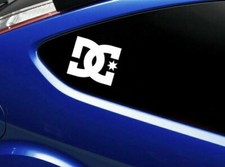 Adesivo DC Shoes 7 3/4" bianco