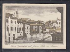 Cartolina Casa Zoccoletti sul Fiume Sile in Treviso ED181