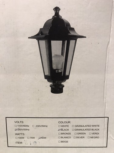 Luce lanterna esterno - a,